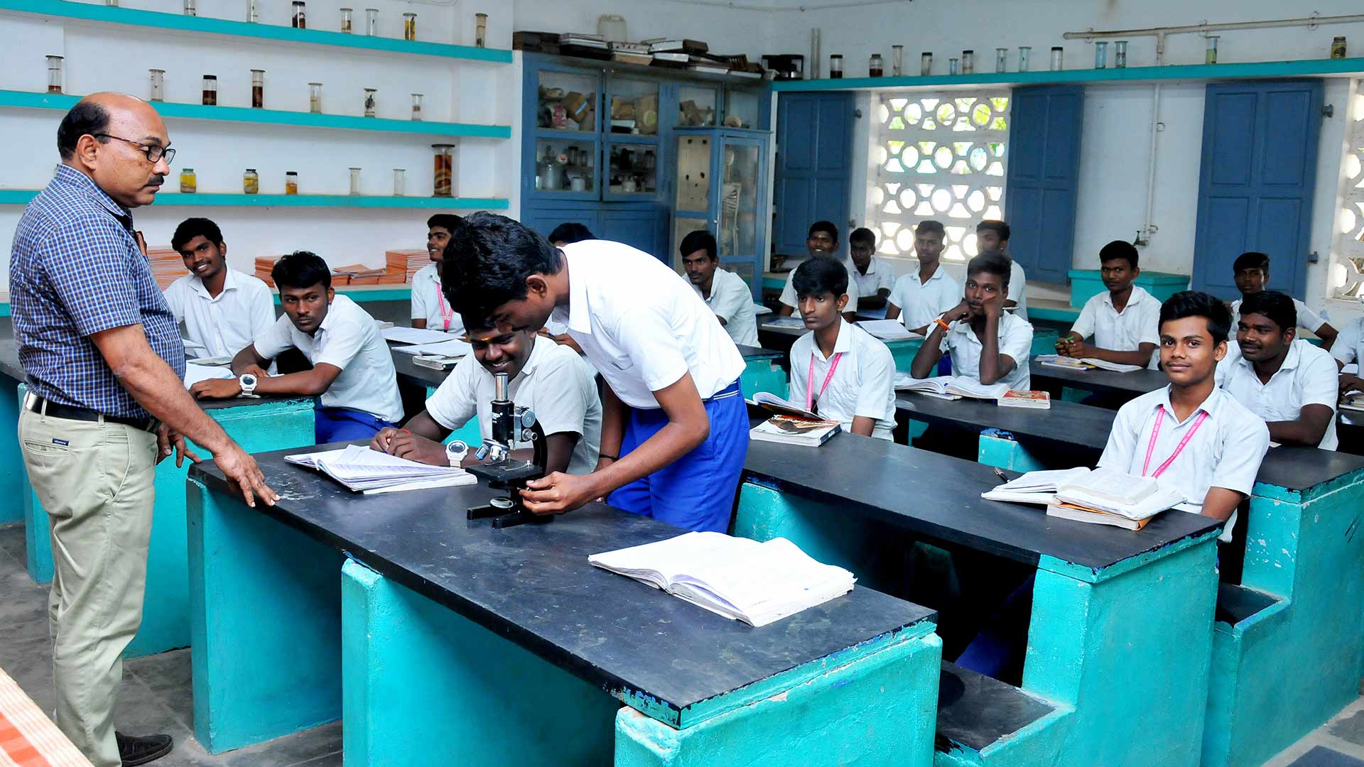 Laboratories Our specialized labs, including Botany, Computer Science, Physics, Type writing, and Zoology, provide hands-on experiences essential for understanding theoretical concepts and nurturing scientific curiosity.